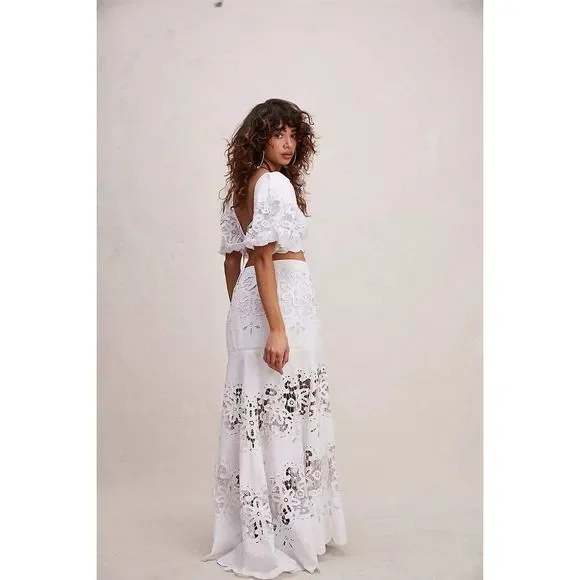 Free People Bali Sunshine On My Side Skirt Only - Picture 2 of 7